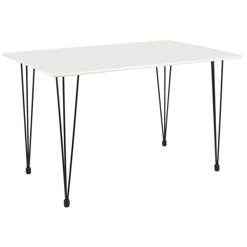 Стол Solution 120x80х75,5см, чёрный / Стол в гостиную / Стол для дачи / Обеденный стол / Кухонный стол