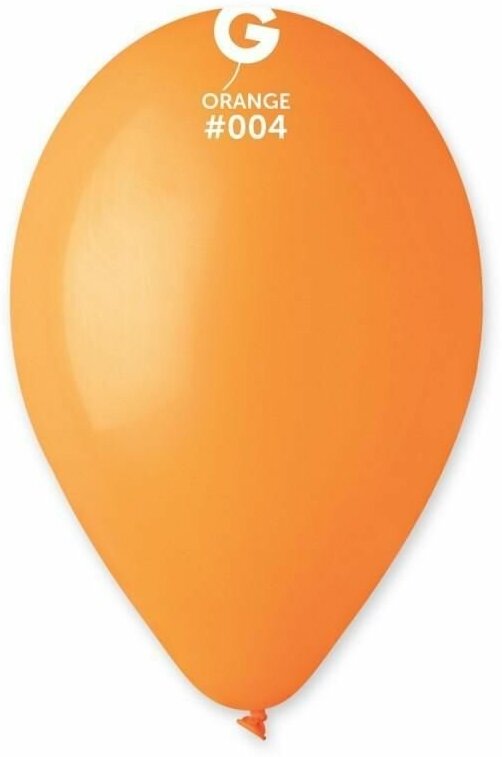 Воздушный шар, Весёлая затея, 12"/04 Пастель Orange 100шт