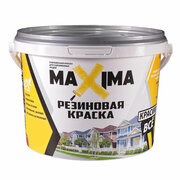 Резиновая Краска Maxima 1 кг №104 - Яблоко Универсальная для Внутренних и Наружных Работ / Максима.