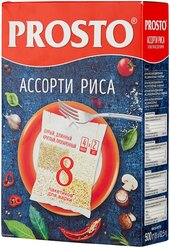 Рис PROSTO Ассорти (бурый, круглозерный, длиннозерный, обработанный паром) 500 г