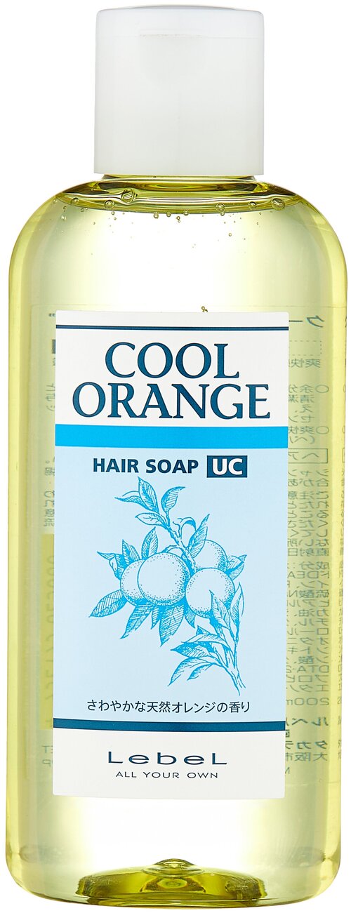 Lebel Cosmetics шампунь Cool Orange Hair Soap Ultra Cool, 200 мл