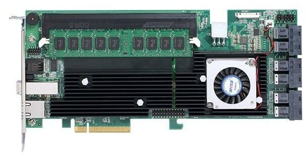 RAID-контроллер Areca ARC-1883ix-24 PCIe 3.0 x8 Full Profile, SAS/SATA 12G, RAID 0,1,5,6,10,50,60, 28port (6*int SF