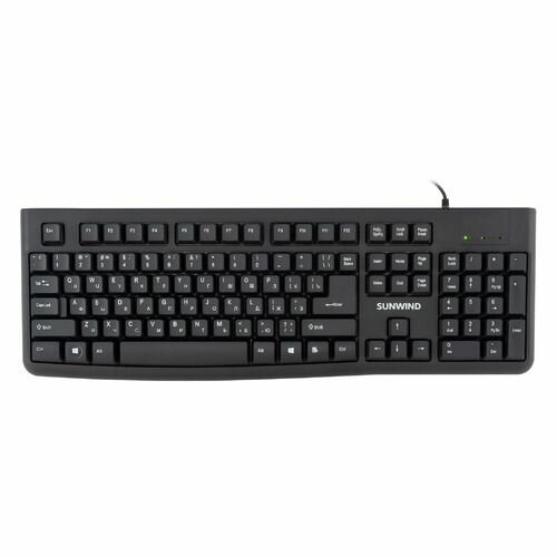 Клавиатура SunWind SW-KB200 for business черный (1611559) - фото №3