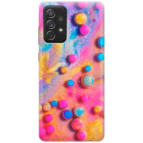 RE: PA Накладка Transparent для Samsung Galaxy A72 с принтом Разноцветные капли красок re pa накладка transparent для samsung galaxy s9 plus с принтом разноцветные капли красок