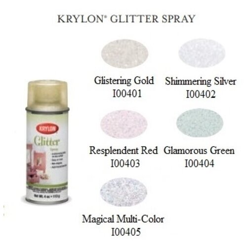 Краска аэрозольная с блестками Krylon Glitter Spray