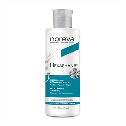 noreva шампунь для жирных волос oil control shampoo 250 мл noreva hexaphane NOREVA гексафан Шампунь для жирных волос, 250 мл