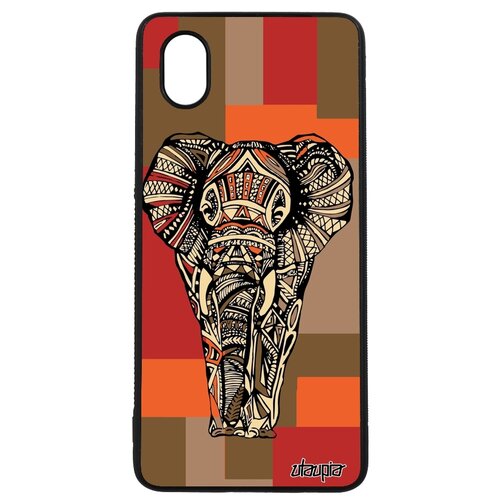 фото Чехол для мобильного galaxy a01, "слон" азиатский древний utaupia