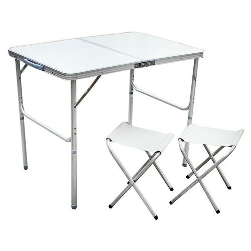 фото Набор туристический складной: стол, размер 90 х 60 х 70 см, 2 стула maclay