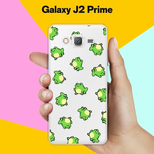 Силиконовый чехол на Samsung Galaxy J2 Prime Лягушки / для Самсунг Галакси Джей 2 Прайм силиконовый чехол на samsung galaxy j2 prime горы для самсунг галакси джей 2 прайм