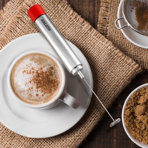 Ручной капучинатор-вспениватель для молока HOTTER KDL-809 красный 420₽