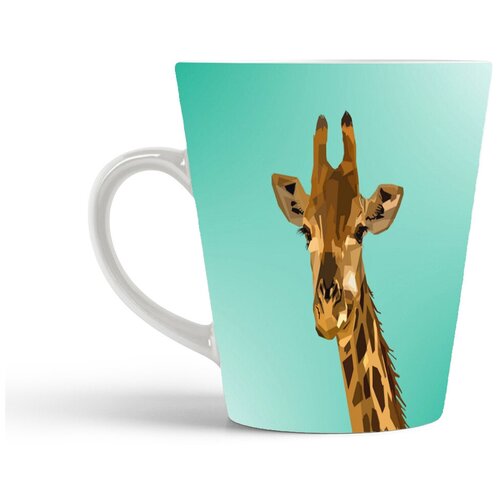 фото Кружка-латте coolpodarok жираф арт