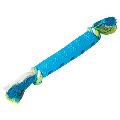 Triol Игрушка для собак из термопластичной резины Палка шипованная с верёвкой, 180/350мм, 2 шт.