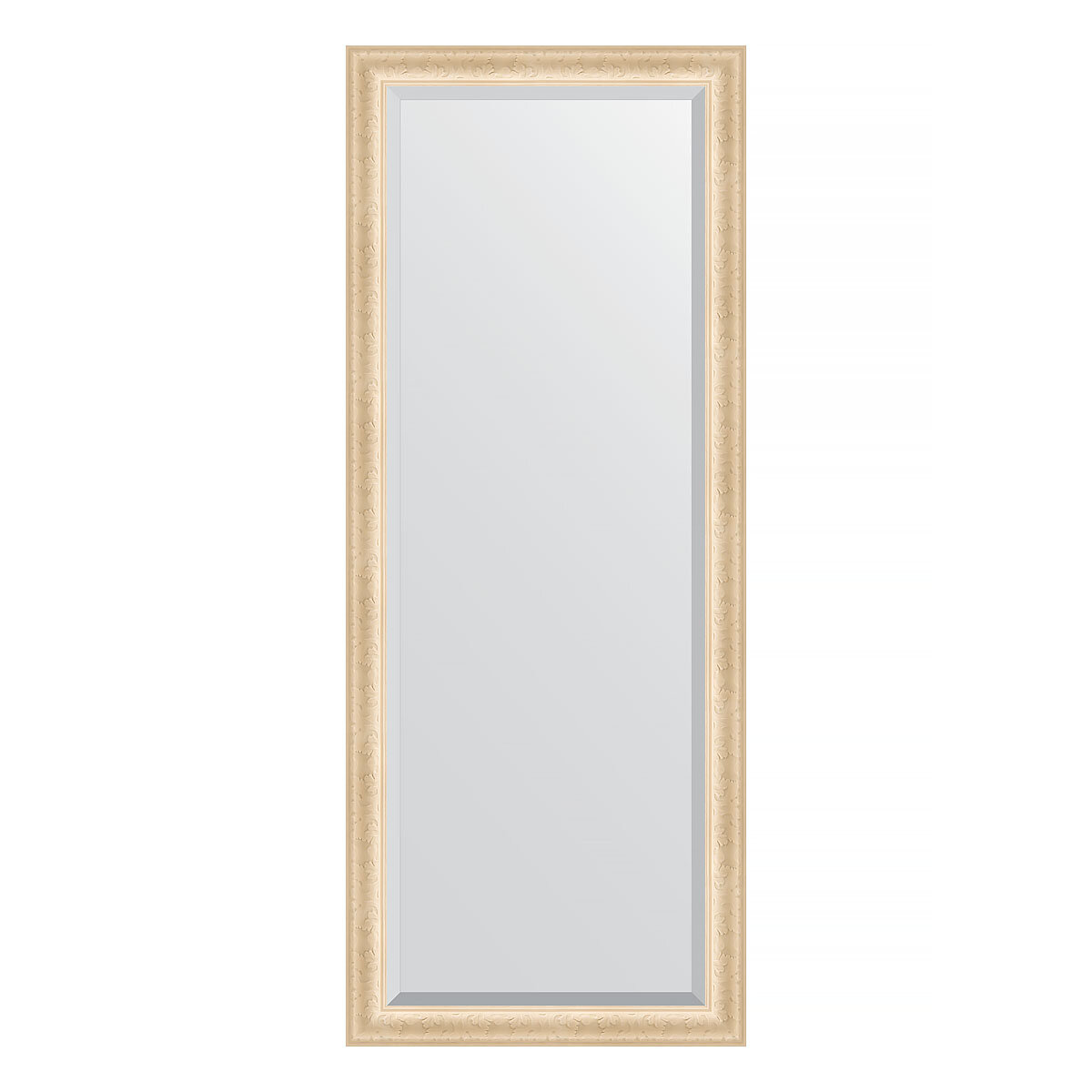Зеркало напольное с фацетом EVOFORM в багетной раме старый гипс, 80х200 см, для гостиной, прихожей, кабинета, спальни и ванной комнаты, BY 6110