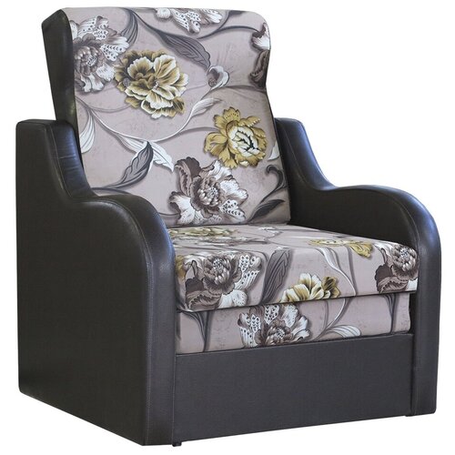 фото Кресло кровать шарм-дизайн классика в шенилл серый