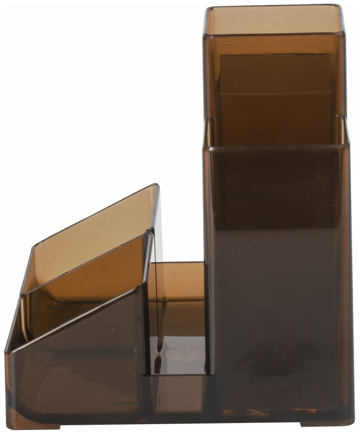 Подставка-органайзер BRAUBERG-CONTRACT, 109х95х101,5 мм, 5 отделений, черная, 230893 - фото №2