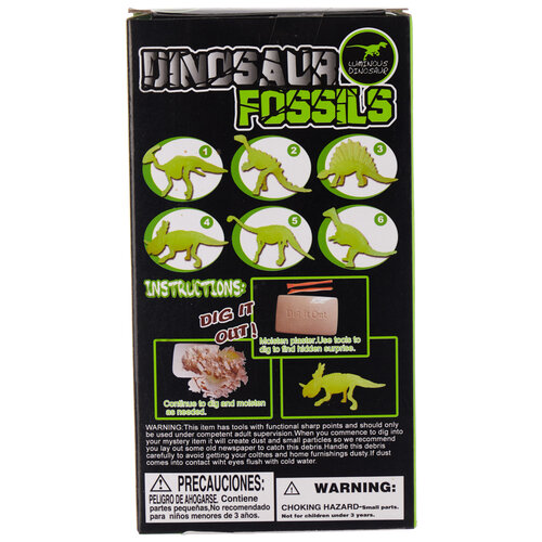 набор для раскопок junfa toys мамонт 1 эксперимент разноцветный Набор Junfa toys Dinosaur fossils, 1 эксперимент, зеленый