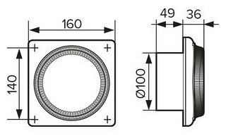 Вентилятор вытяжной ERA DISC 4 BB (+ четыре цветных кольца), белый 17 Вт - фотография № 14