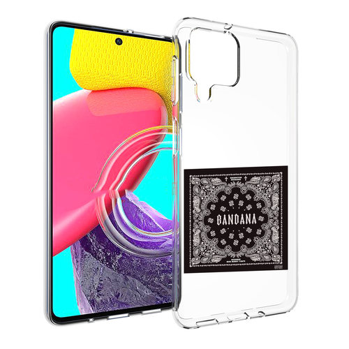 Чехол MyPads Bandana I Big Baby Tape для Samsung Galaxy M53 (SM-M536) задняя-панель-накладка-бампер чехол mypads bandana i big baby tape для samsung galaxy z fold 4 sm f936 задняя панель накладка бампер