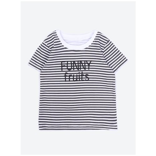 фото Футболка kotmarkot, размер 128, белый