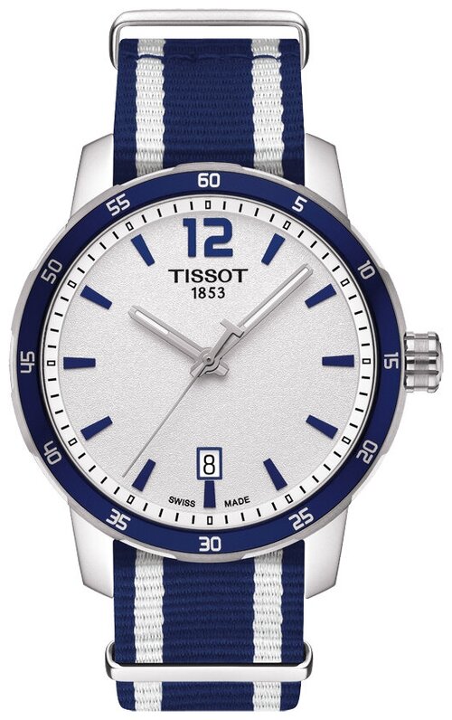 Наручные часы TISSOT T-Sport T095.410.17.037.01, серебряный, синий