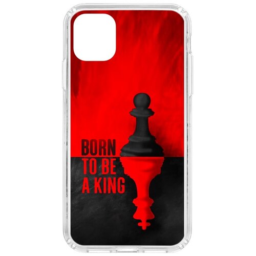 фото Чехол на iphone 11 kruche print born to be a king кruче