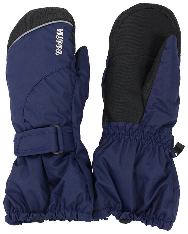 Варежки Huppa для мальчиков, размер 002, темно-синий — фото 1