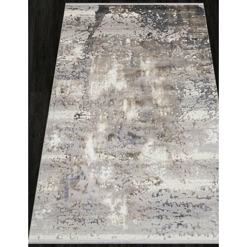 Ковер 06047B - GREY FDY / GREY HB - Прямоугольник - коллекция ASADU 1.00x2.00