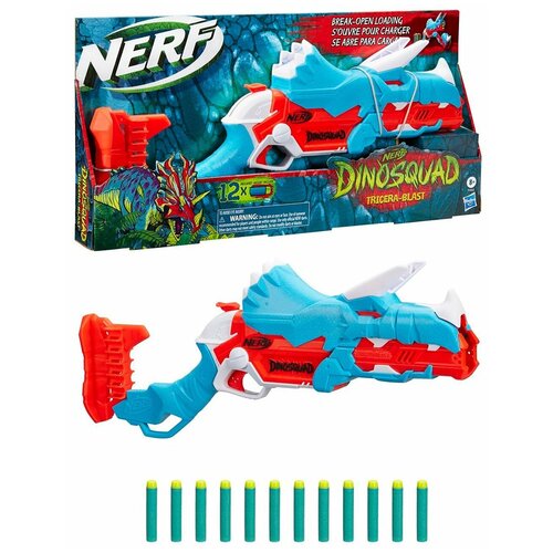 Игровой набор Hasbro NERF Бластер Дино Трицерабласт бластер hasbro nerf zombie attack viper strike f5483eu4