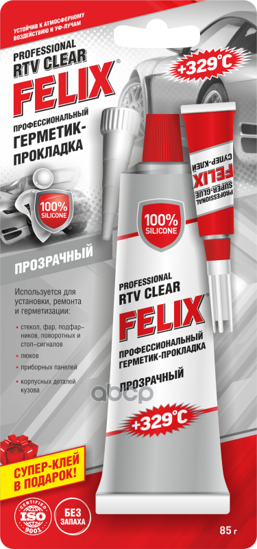 411040058_Герметик-Прокладка! Felix Прозрачный 85Г Felix арт. 411040058