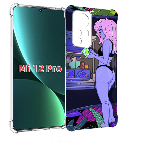 Чехол MyPads девушка любит покушать женский для Xiaomi 12S Pro задняя-панель-накладка-бампер чехол mypads девушка любит покушать женский для oppo reno8 pro задняя панель накладка бампер