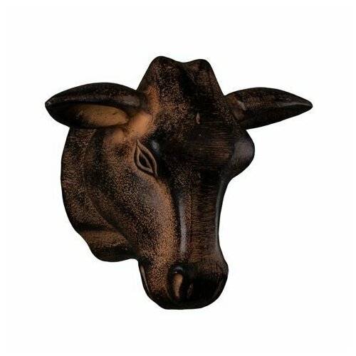 Декор 26х22х32 Roomers Голова быка бронзовая 23100₽