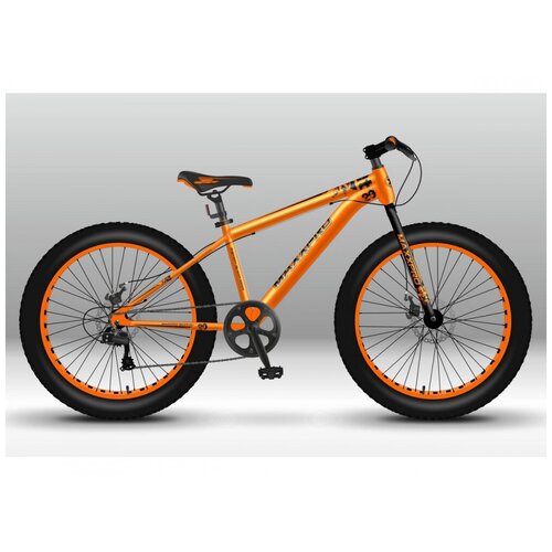 фото Велосипед maxxpro fat x20 оранжево-чёрный