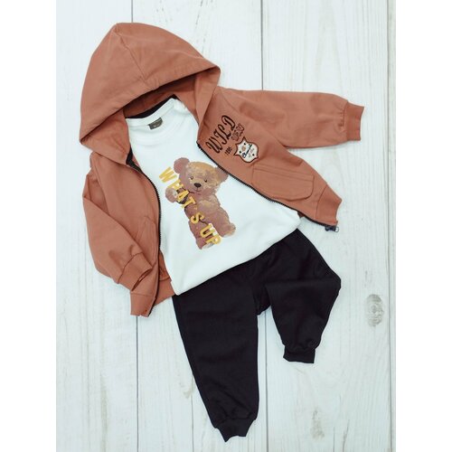 Комплект одежды Мой Ангелок, размер 98, коричневый