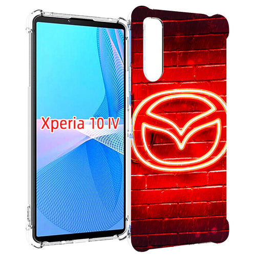 Чехол MyPads Мазда для Sony Xperia 10 IV (10-4) задняя-панель-накладка-бампер