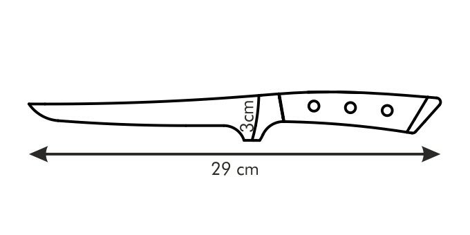 Нож кухонный Tescoma стальной обвалочный лезв.16мм - фото №5
