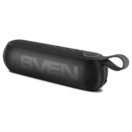 Sven PS-75 2.0 Мобильные колонки чёрные (2x3W, USB, Bluetooth, micro SD, FM, 3.5 мм jack, 1200 мA)