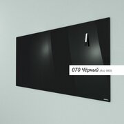 Магнитно-маркерная доска 40х60 см, Askell Lux, черная, из закаленного стекла