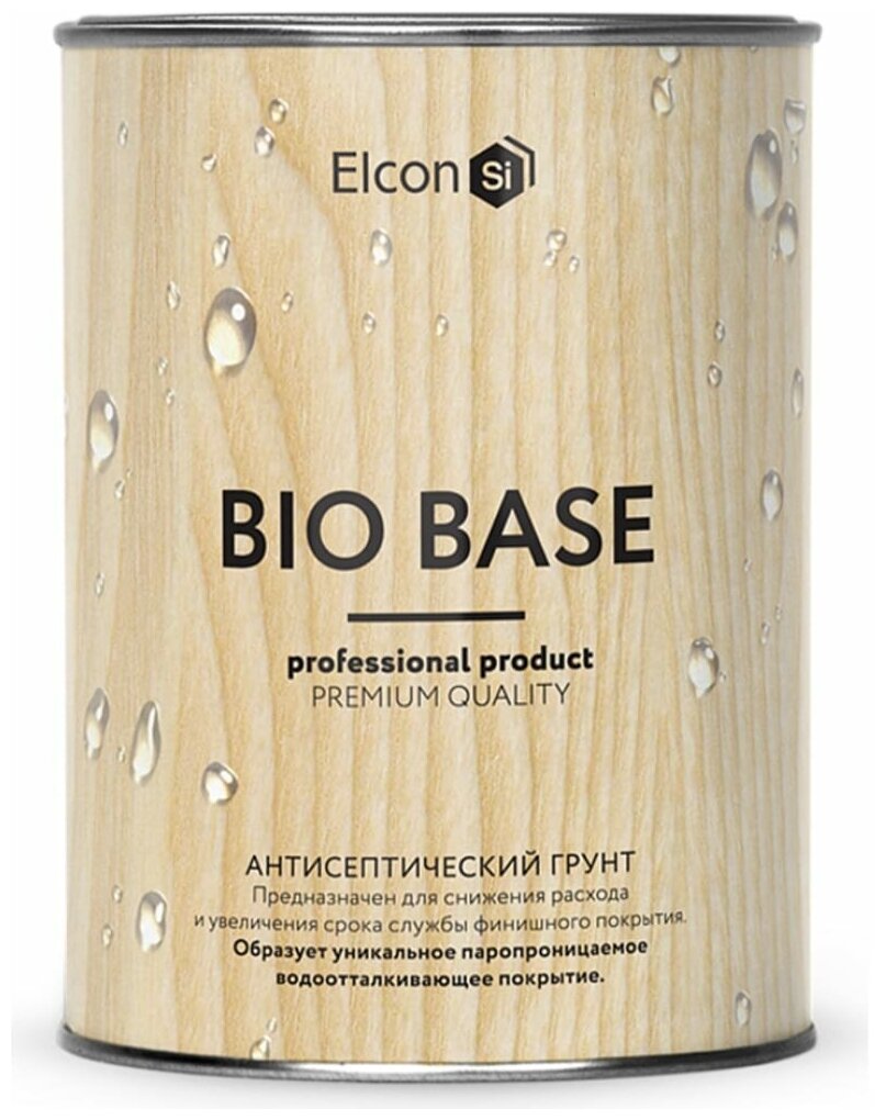 Elcon Антисептик для дерева (пропитка для дерева)Bio Base 0,9 л 00-00462307