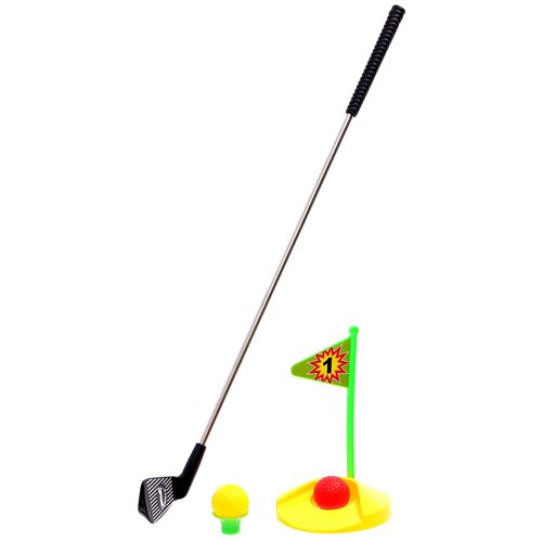 Комплект доя гольфа Shantou Chenghai Hongyuansheng Toys Первая лунка 7423867 черный/желтый