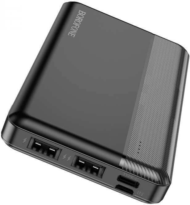 Внешний аккумулятор BOROFONE BJ24 Freeway Power bank, 2.1А (10000mAh), черный