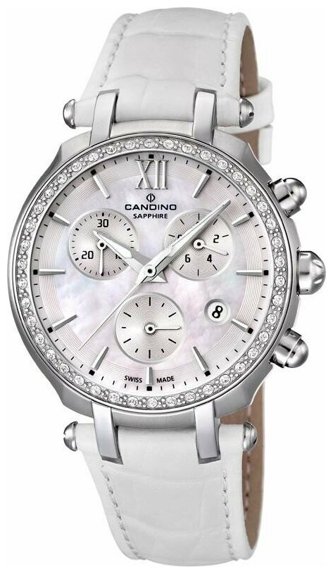 Швейцарские наручные часы Candino C4522_1 женские кварцевые с хронографом