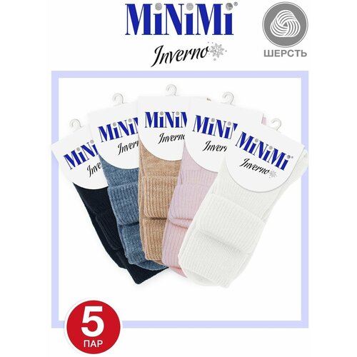 Носки MiNiMi, 5 пар, размер 0 (UNI), мультиколор