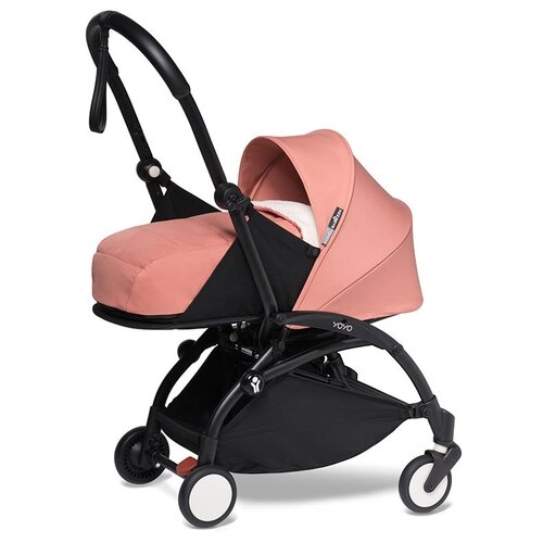 фото Универсальная коляска babyzen yoyo² 2 в 1, ginger/черная рама, цвет шасси: черный