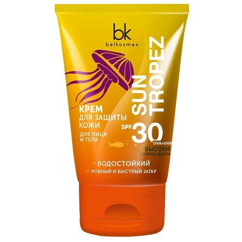 Belkosmex Belkosmex Sun Tropez крем для защиты кожи лица и тела SPF 30, 120 мл