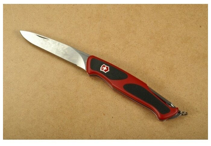 Нож перочинный Victorinox RangerGrip 53 (0.9623.C) 130мм 5функций красный/черный карт.коробка - фото №12