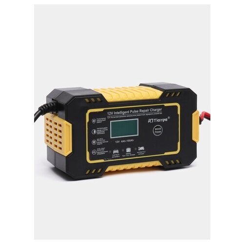 Полностью автоматическое автомобильное зарядное устройство для аккумуляторов 12В 6A с сенсорным экраном и ЖК-дисплеем 190000₽