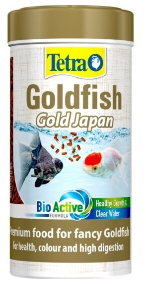Корм для селекционных золотых рыбок Tetra Gold Japan 250ml гранулы