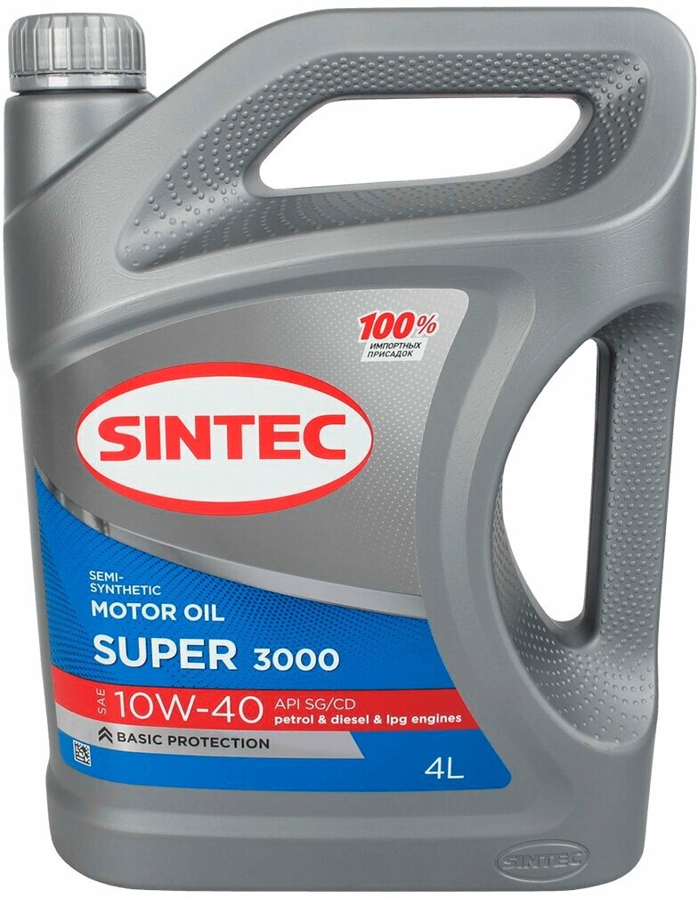 Масло моторное SINTEC SUPER 3000 10W40 4л