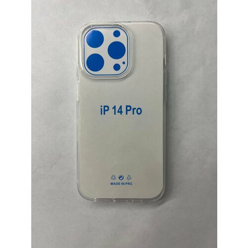 Силиконовый чехол Mcover на Apple iPhone 14 Pro прозрачный