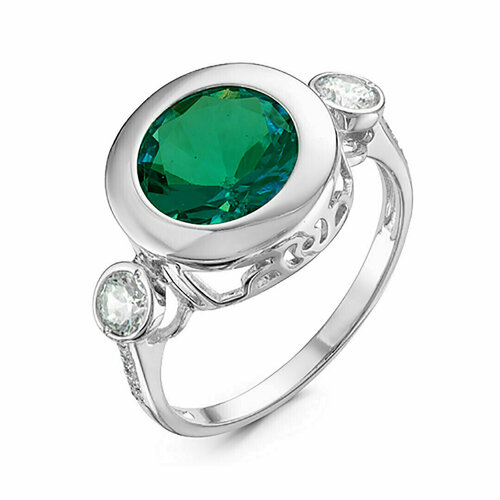 фото Кольцо oriental серебро, 925 проба, фианит, кварц